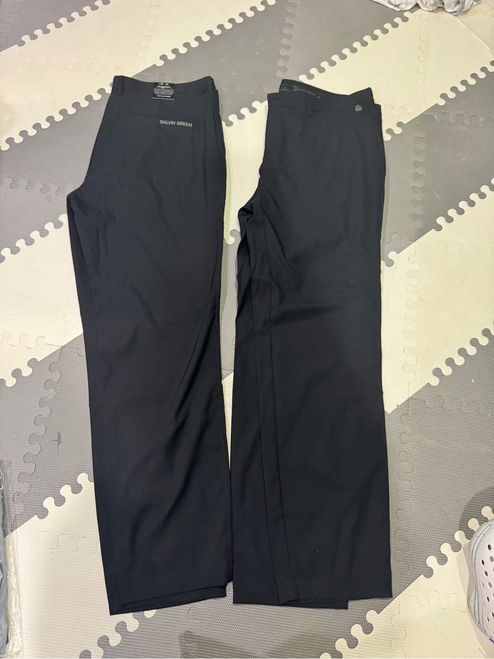 Galvin Green — Men's Black Performance Golf Pants